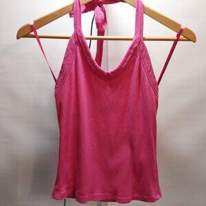 Vintage Arizona Pink Halter Top Girl's Size Medium